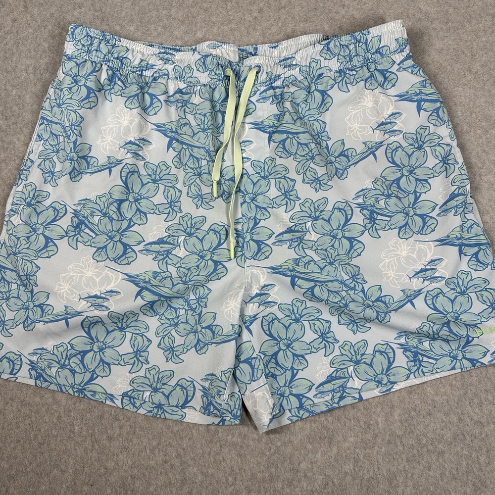 HUK Men's Fishing‎ Performance 5" Pursuit Volley Desert Rose Shorts Blue XL